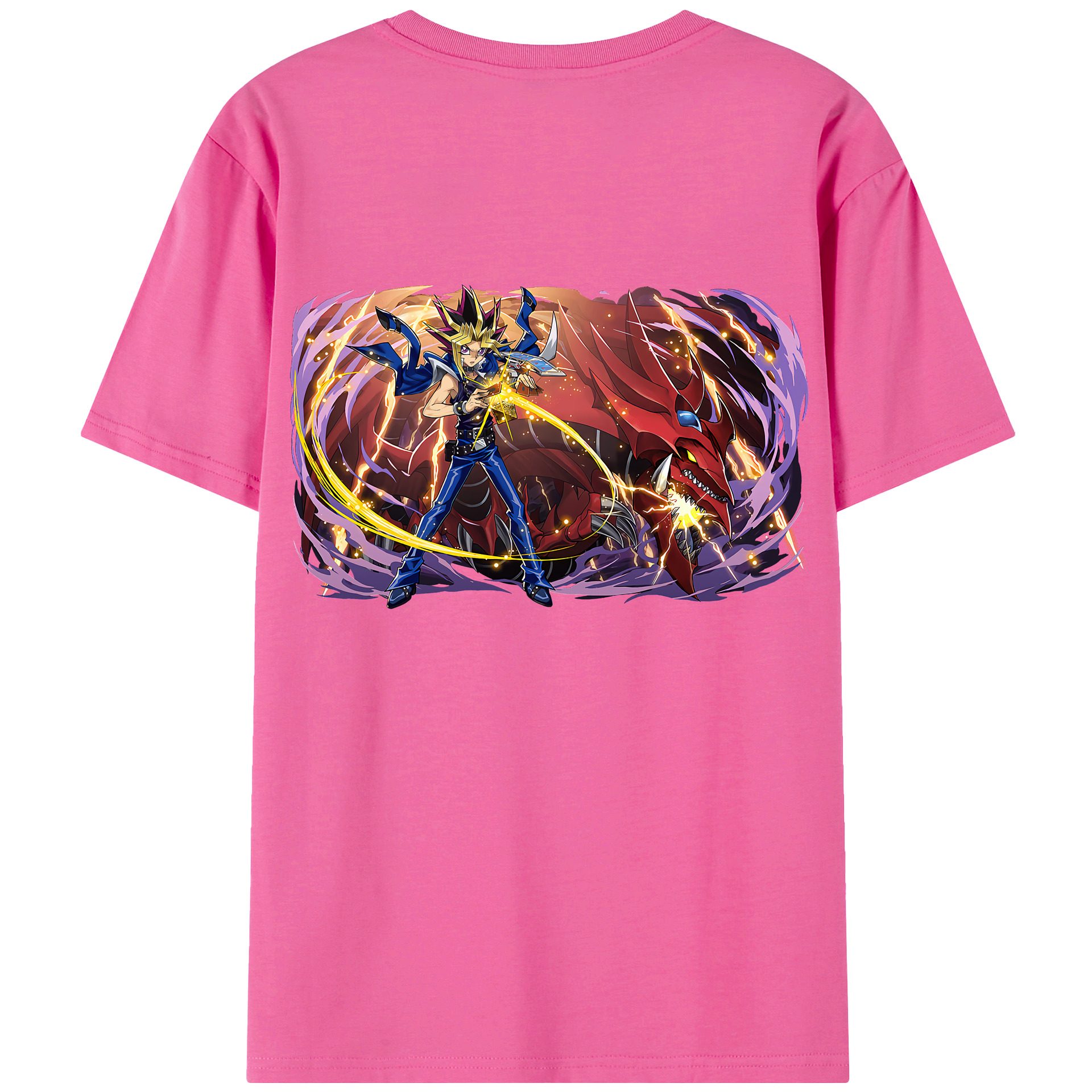 （画像用） 遊☆戯☆王 Yu-Gi-Oh! レディース半袖Tシャツ(バックプリント)